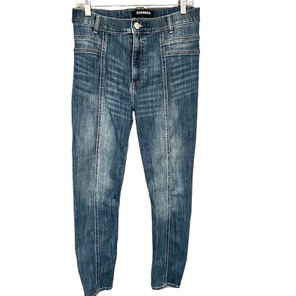 Express Denim - EXPRESS Ankle Legging Super High Rise